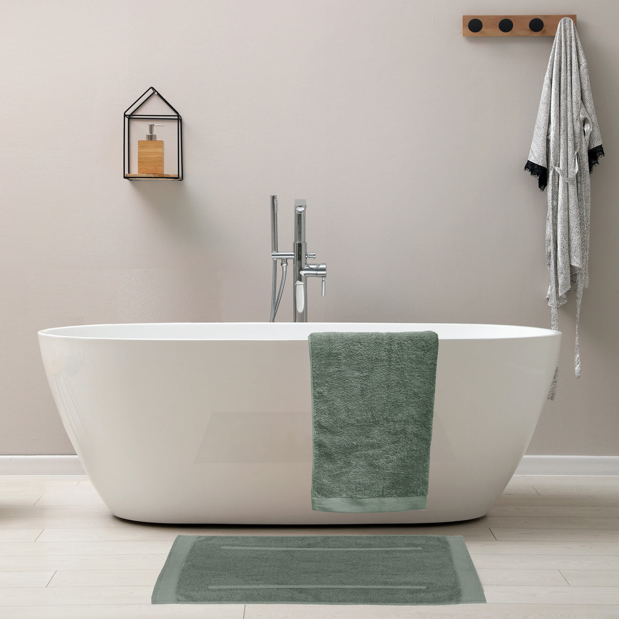 HOOMstyle Badmat Avenue - Douchemat - 800grs katoen