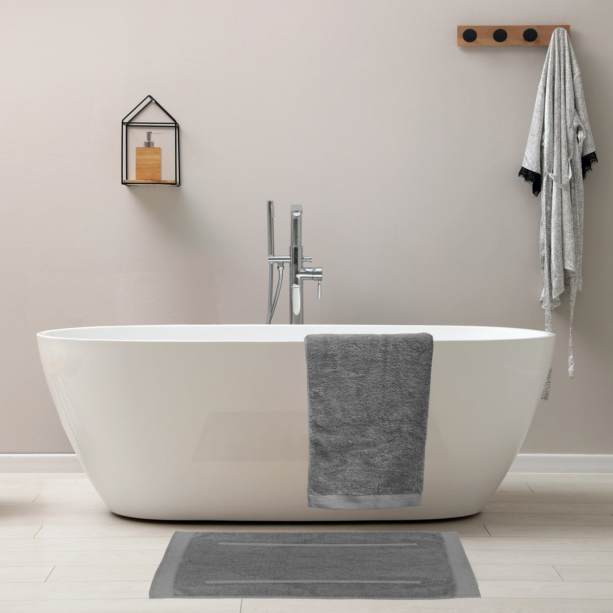 HOOMstyle Badmat Avenue - Douchemat - 800grs katoen