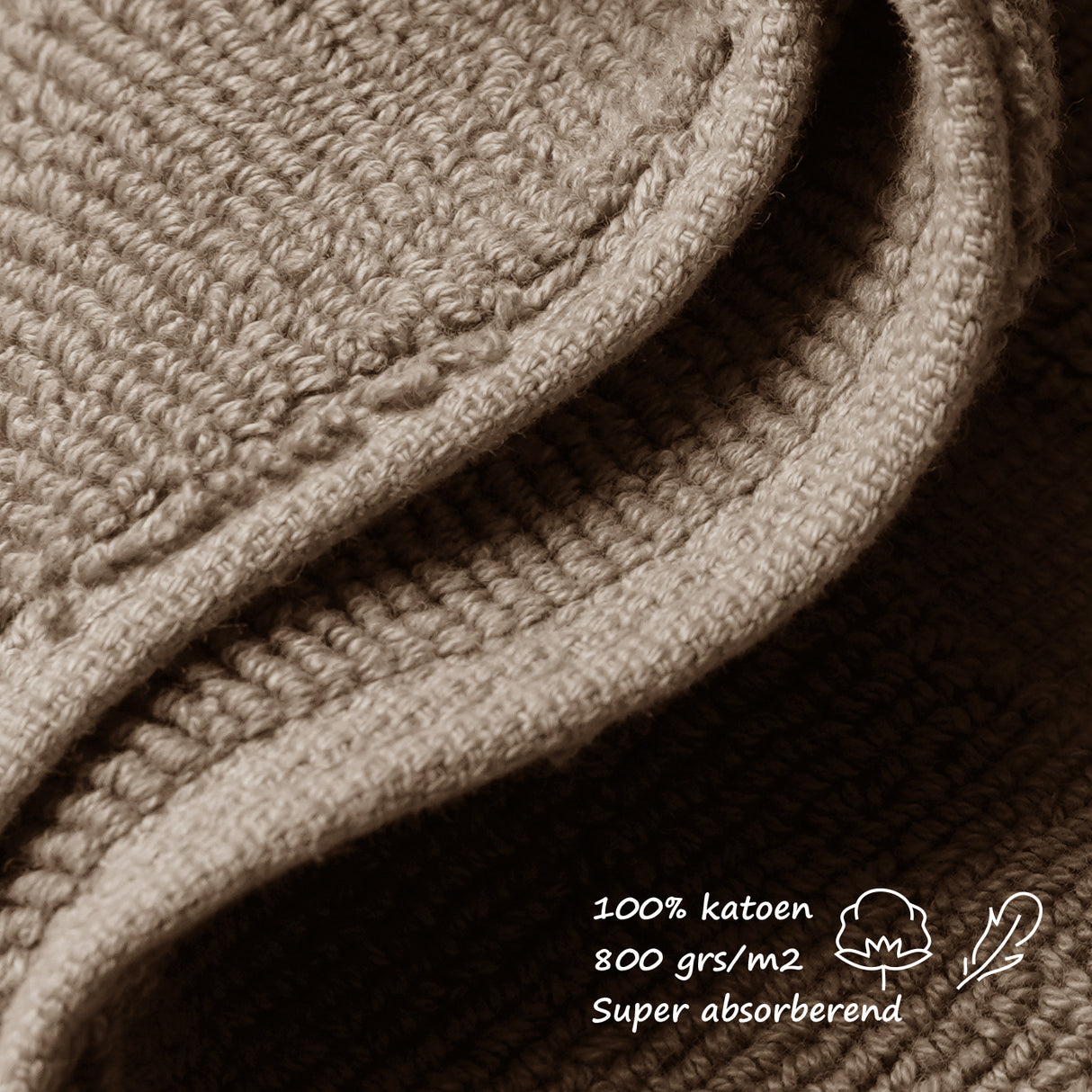 HOOMstyle Badmat Avenue - Douchemat - 800grs katoen