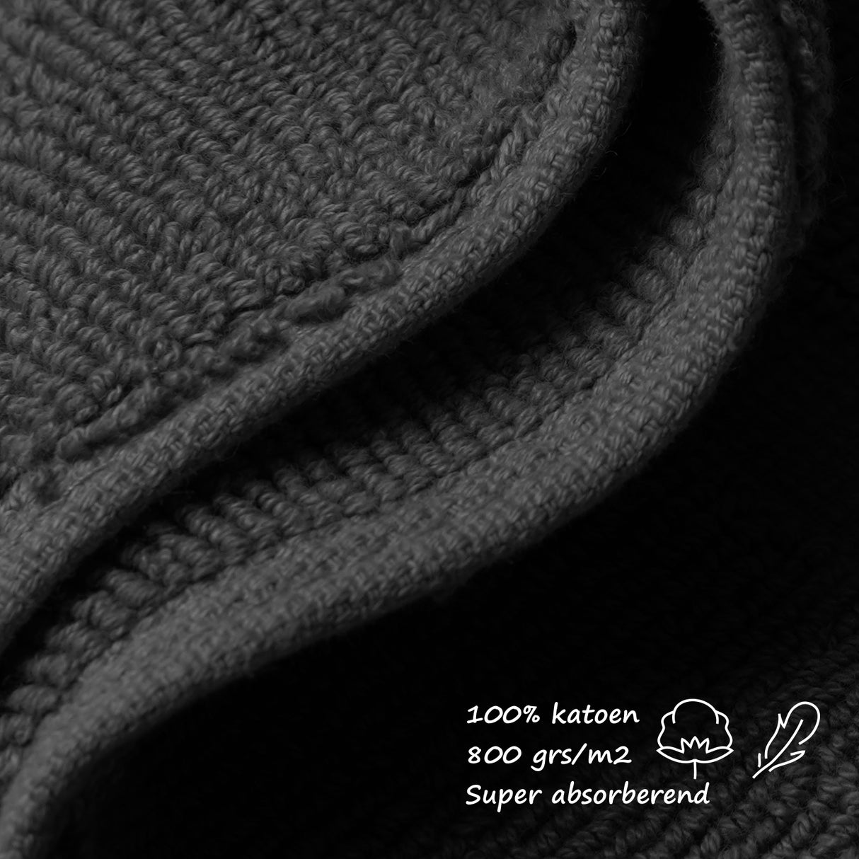 HOOMstyle Badmat Avenue - Douchemat - 800grs katoen