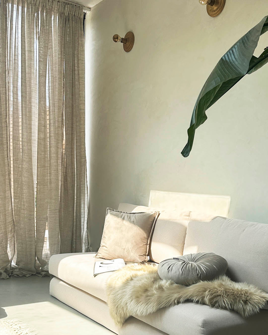 HOOMstyle Rideau Prêt à Poser Ivy - filtrant - Avec œillets