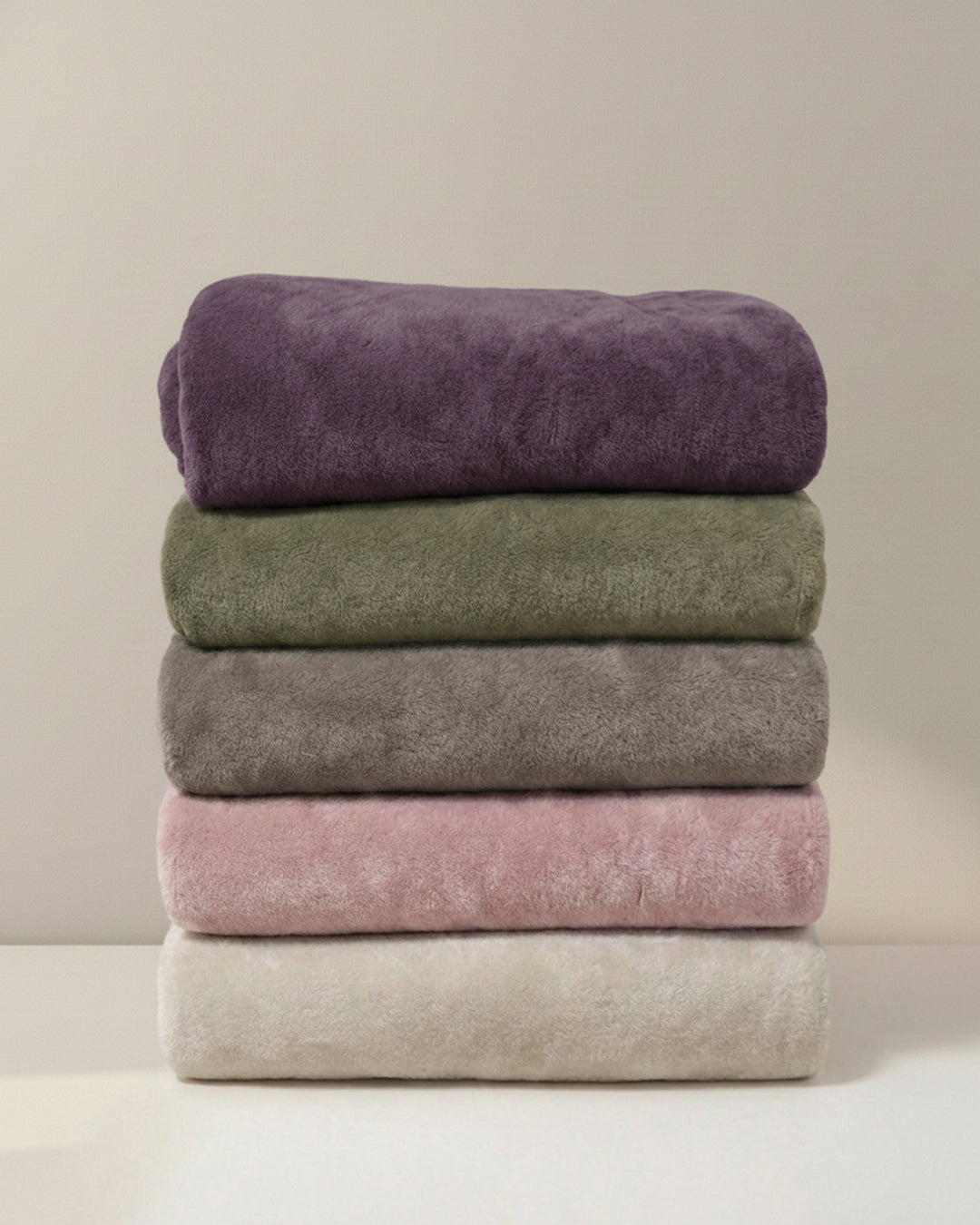 HOOMstyle Plaid Lotus - Fleece Deken - Teddy