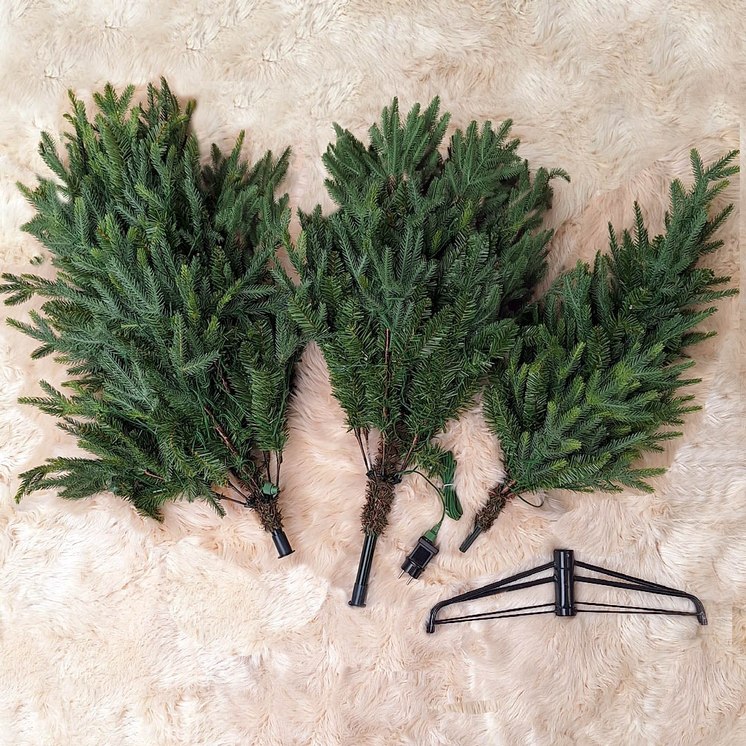 HOOMstyle Kerstboom Excellent Slim - smalle kunstkerstboom met verlichting (LED)