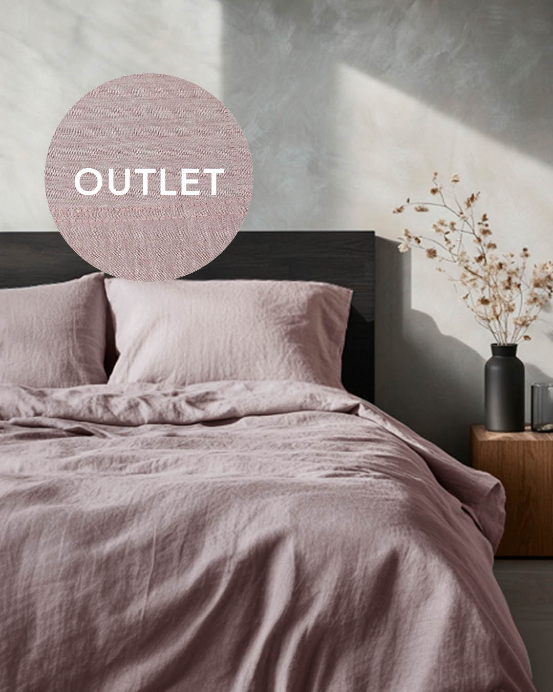 HOOMstyle OUTLET – Dekbedovertrek vintage chambray 1 persoons zonder kussensloop