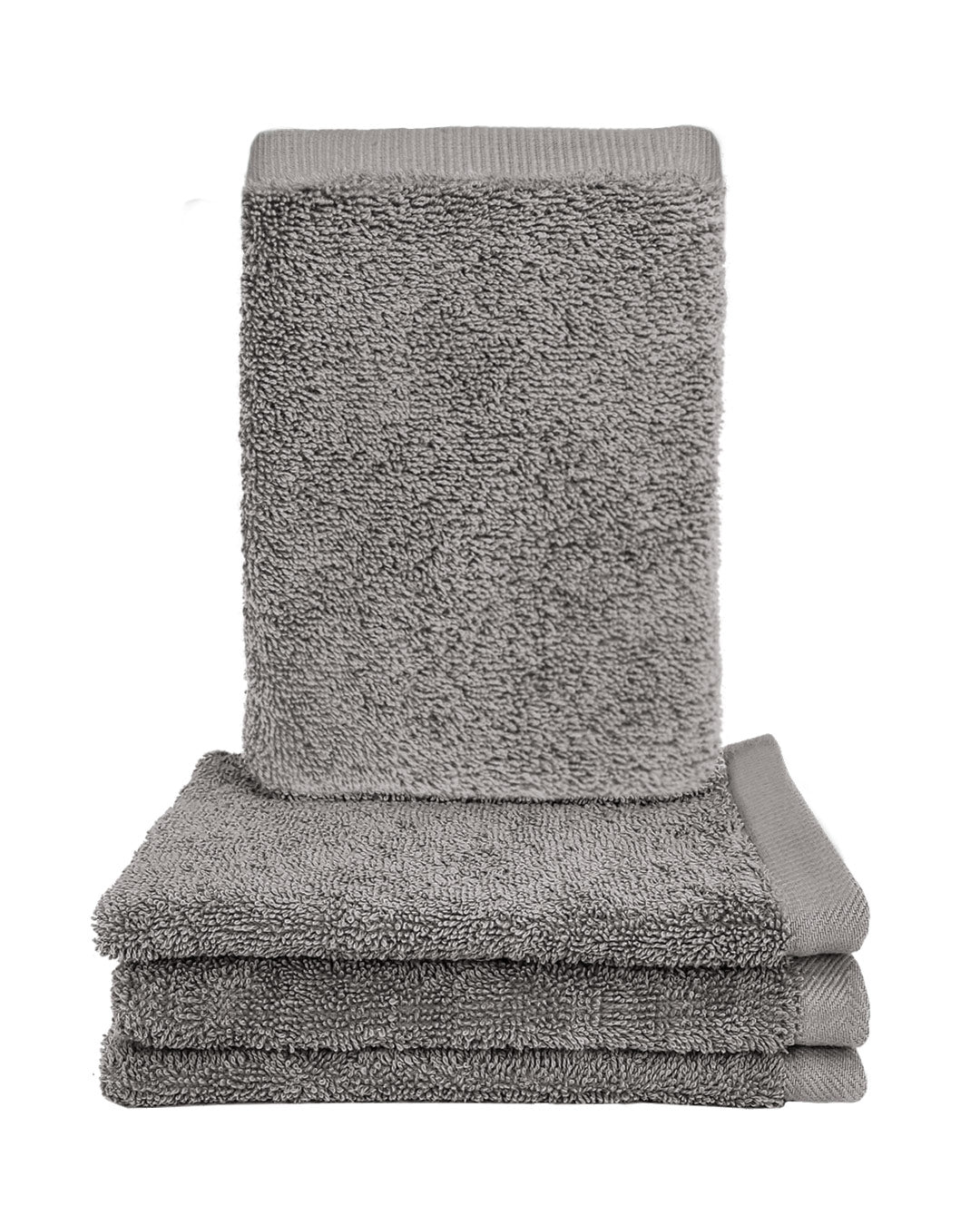 HOOMstyle Washcloths Elegance - 4 pieces - 100% Soft Cotton 650gr