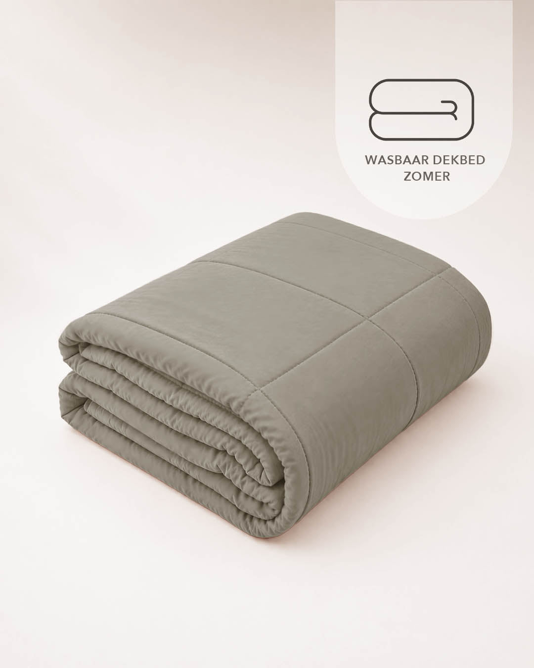 HOOMstyle wasbaar dekbed zonder overtrek - Zomer 100 g/m²