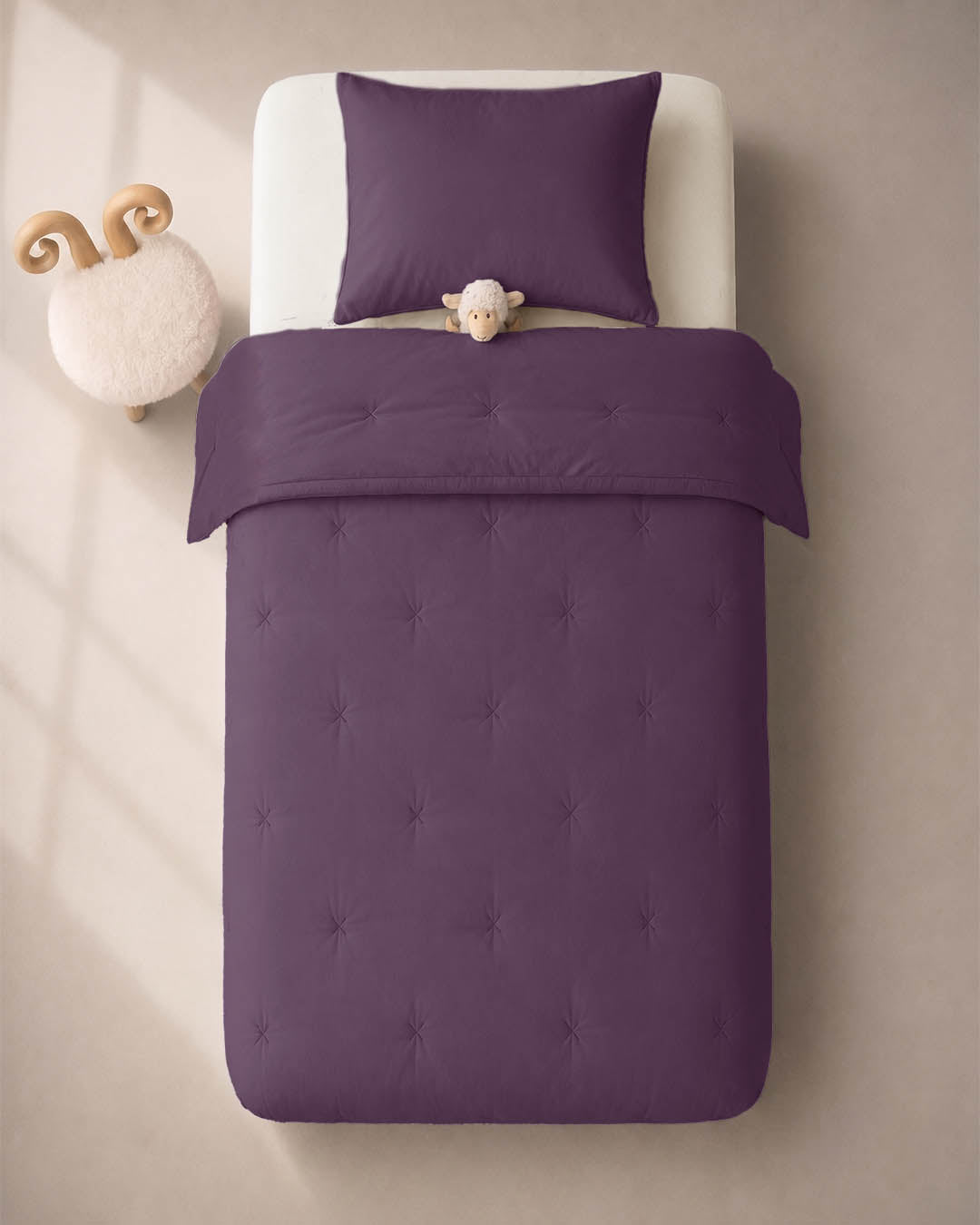 HOOMstyle Couette lavable + taie d'oreiller