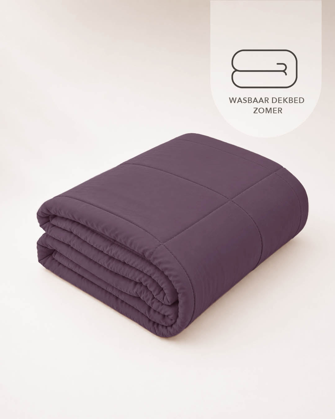 HOOMstyle wasbaar dekbed zonder overtrek - Zomer 100 g/m²