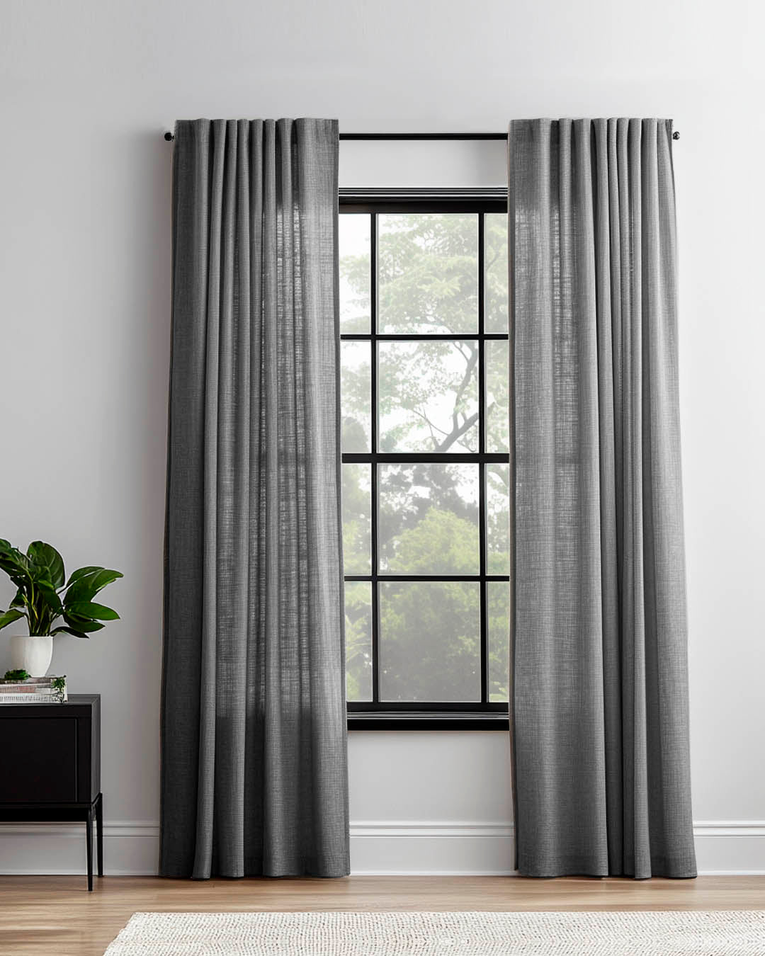 HOOMstyle Rideau Prêt à Poser Ivy - filtrant - Avec galon fronceur