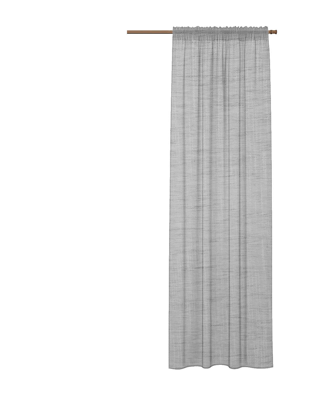 HOOMstyle Rideau Prêt à Poser Ivy - filtrant - Avec galon fronceur