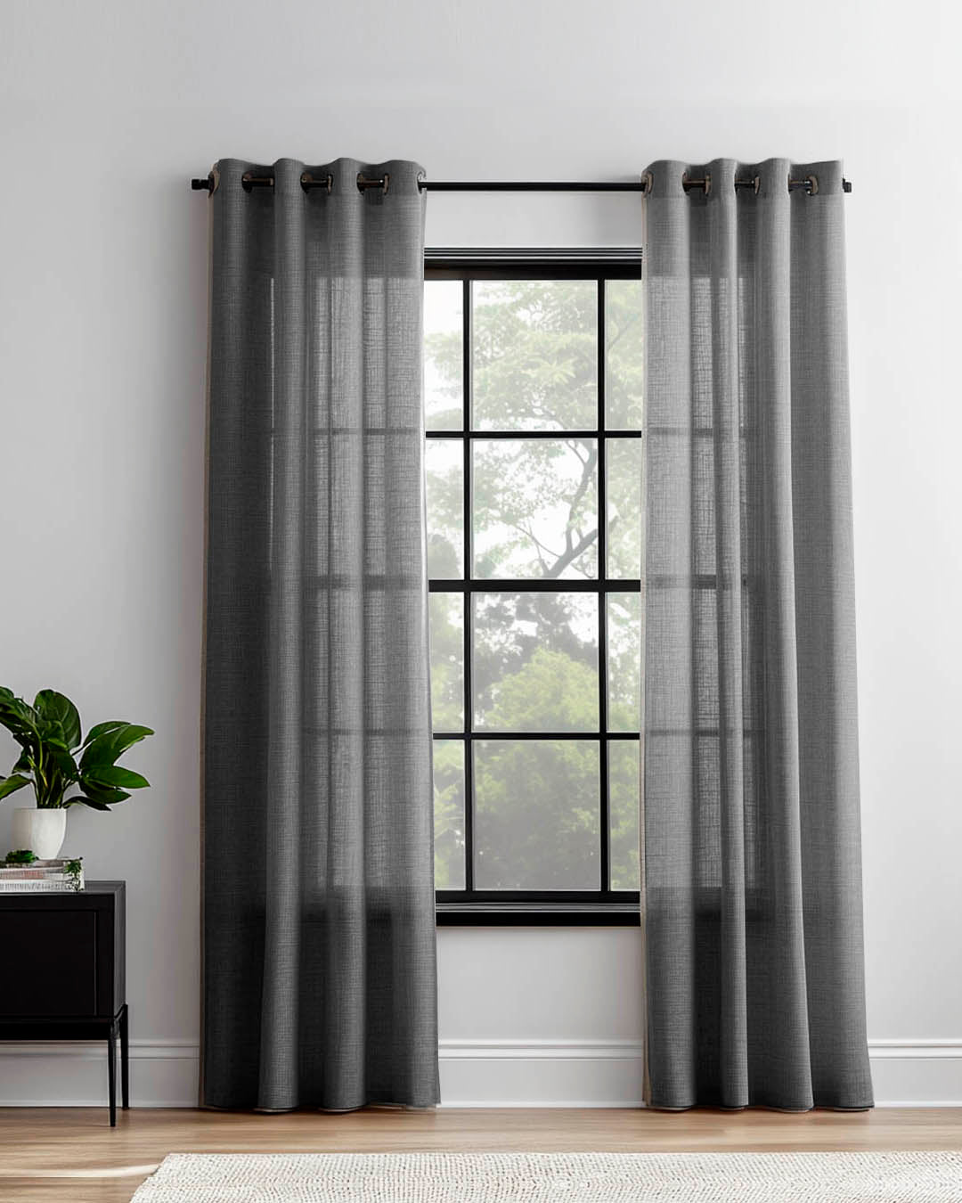 HOOMstyle Rideau Prêt à Poser Ivy - filtrant - Avec œillets