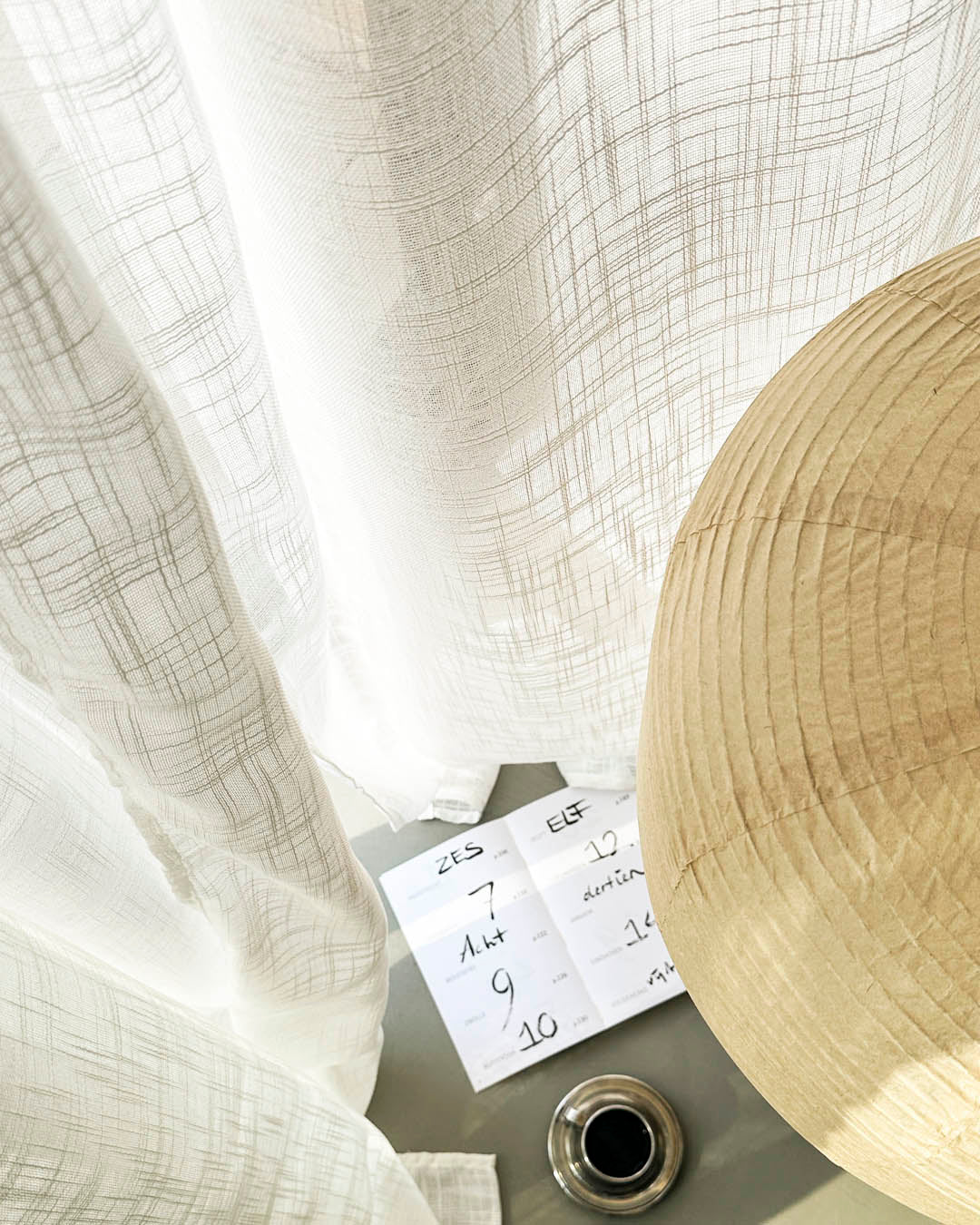 HOOMstyle Fertigvorhang - Ivy - Halbtransparent - Ösen