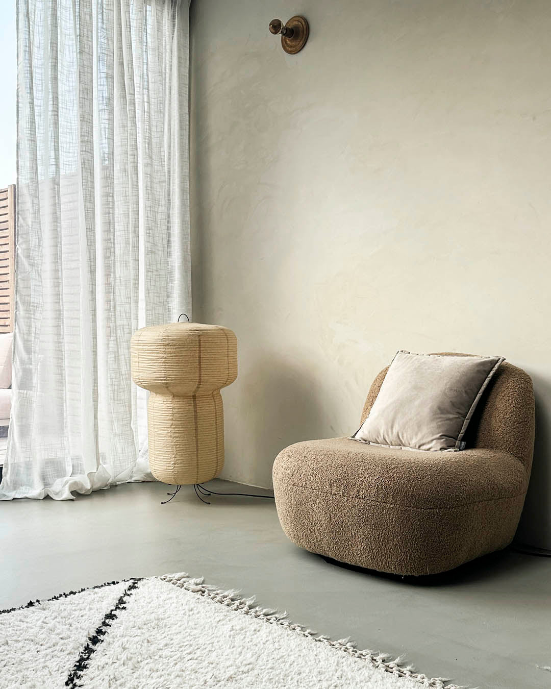 HOOMstyle Fertigvorhang - Ivy - Halbtransparent - Ösen