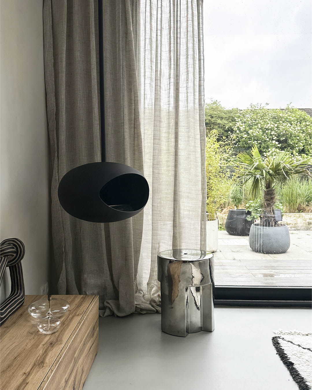 HOOMstyle Rideau Prêt à Poser Ivy - filtrant - Avec œillets