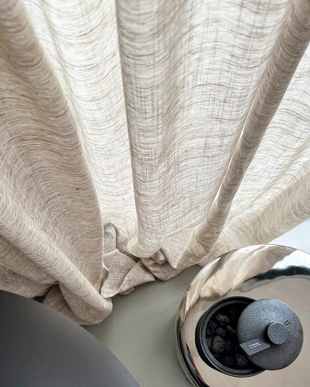 HOOMstyle Rideau Prêt à Poser Ivy - filtrant - Avec œillets