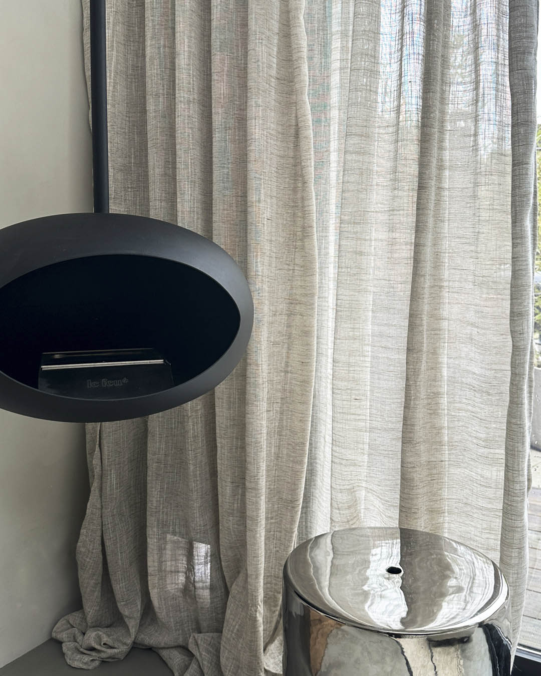 HOOMstyle Rideau Prêt à Poser Ivy - filtrant - Avec galon fronceur