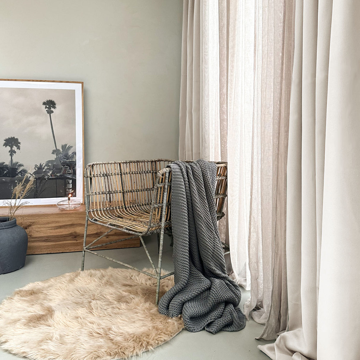 HOOMstyle Kant en Klaar Gordijn - Verduisterend - Met Ringen