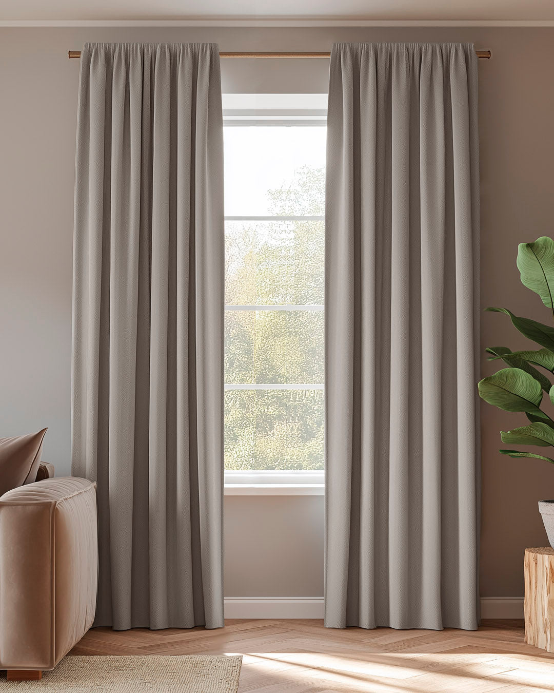 HOOMstyle Kant en Klaar Gordijn - Verduisterend - Met Plooiband