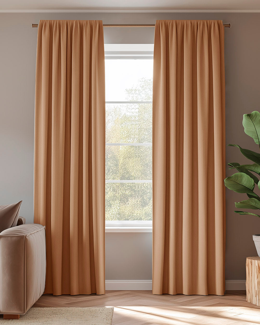 HOOMstyle Kant en Klaar Gordijn - Verduisterend - Met Plooiband