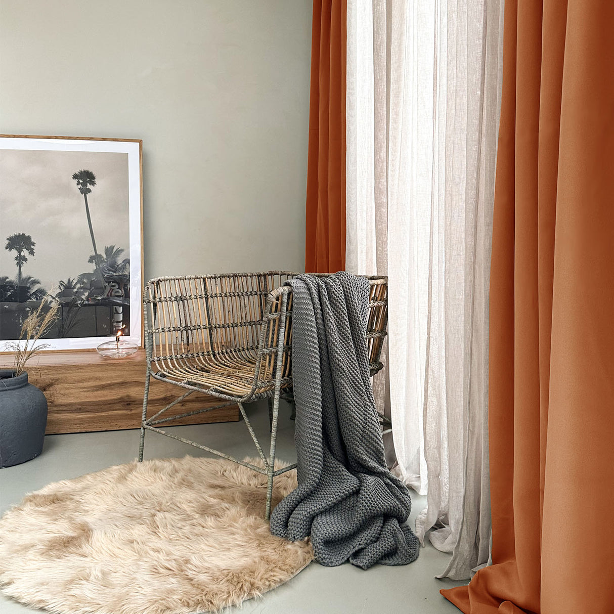 HOOMstyle Ready-Made Curtain - Dim-out - Eyelets