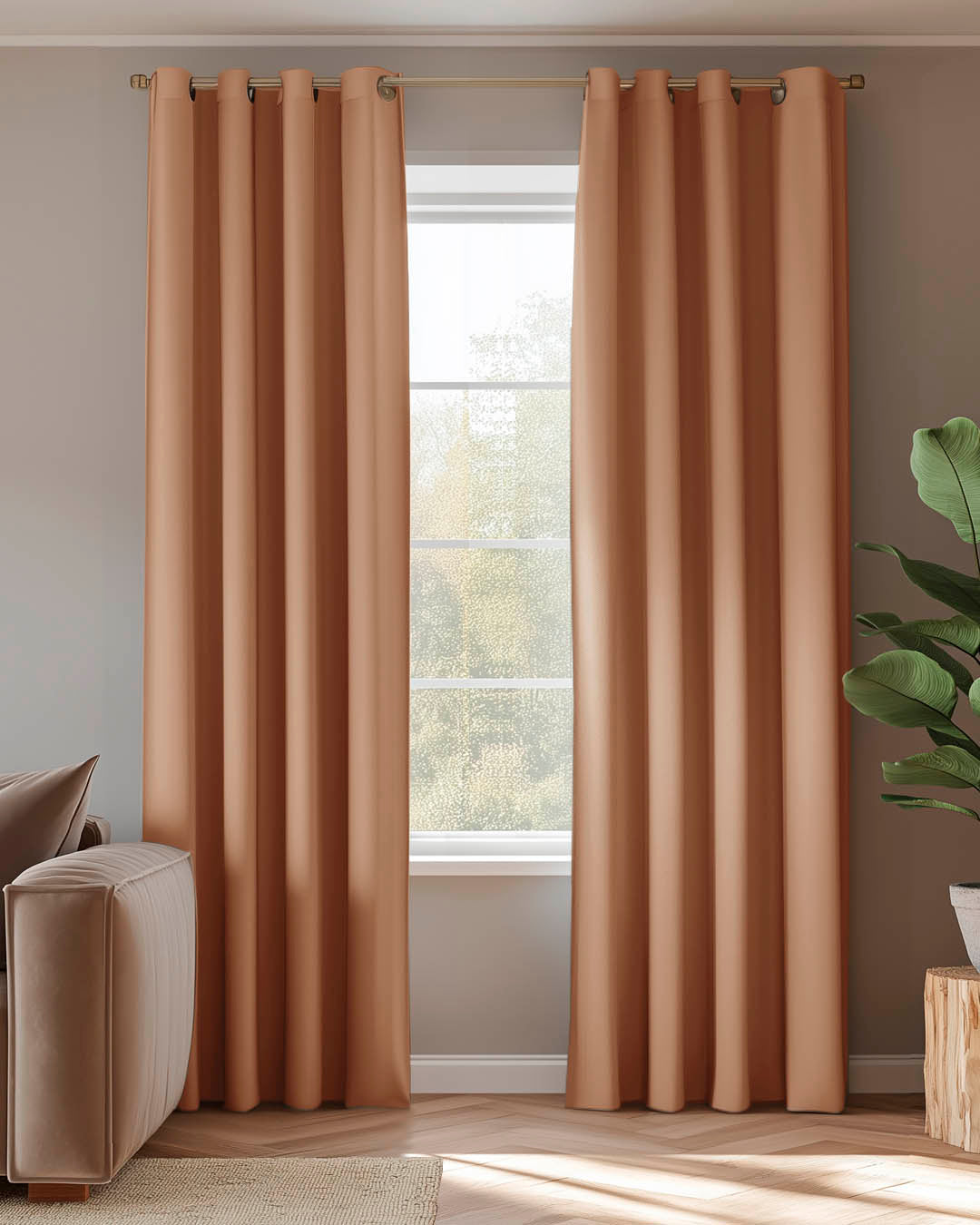 HOOMstyle Rideau Prêt à Poser - Assombrissant - Avec œillets