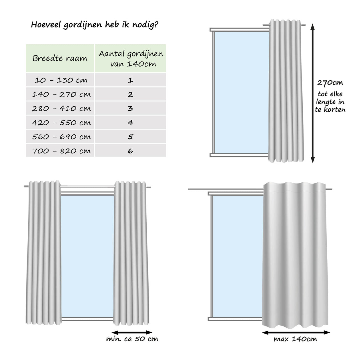 HOOMstyle Rideau Prêt à Poser Ivy - filtrant - Avec galon fronceur