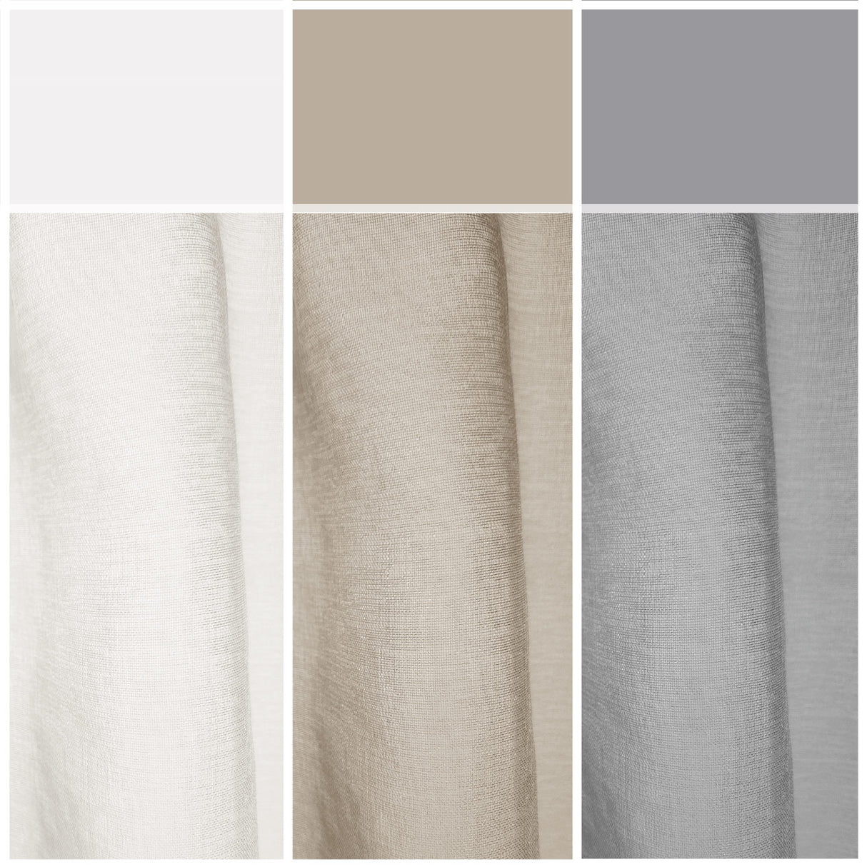 HOOMstyle Kant en Klaar Gordijn - Vitrage - Transparant - Met Ringen