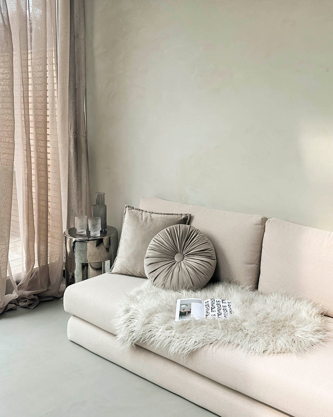 HOOMstyle Rideau Prêt à Poser -  Voilage - Transparent - Avec gallon fronceur