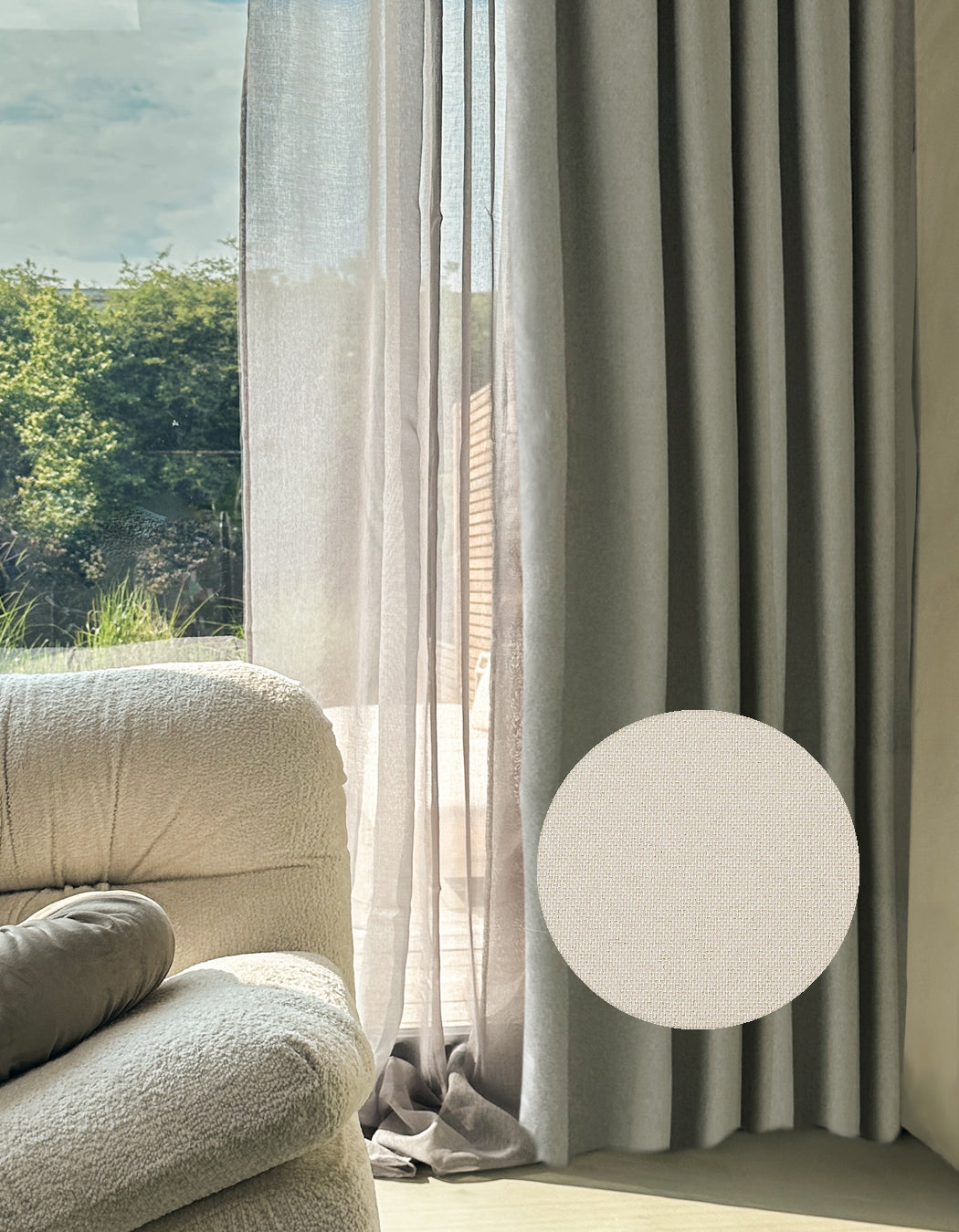 HOOMstyle Ready-Made Curtain Moon - 100% Blackout - Eyelets