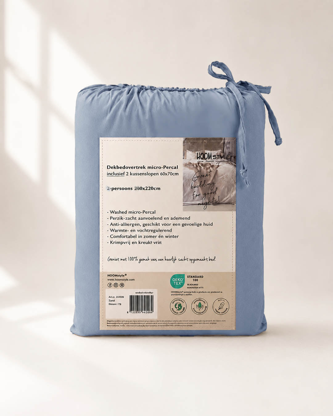 HOOMstyle Dekbedovertrek luxe micro-percale - incl. kussenslopen