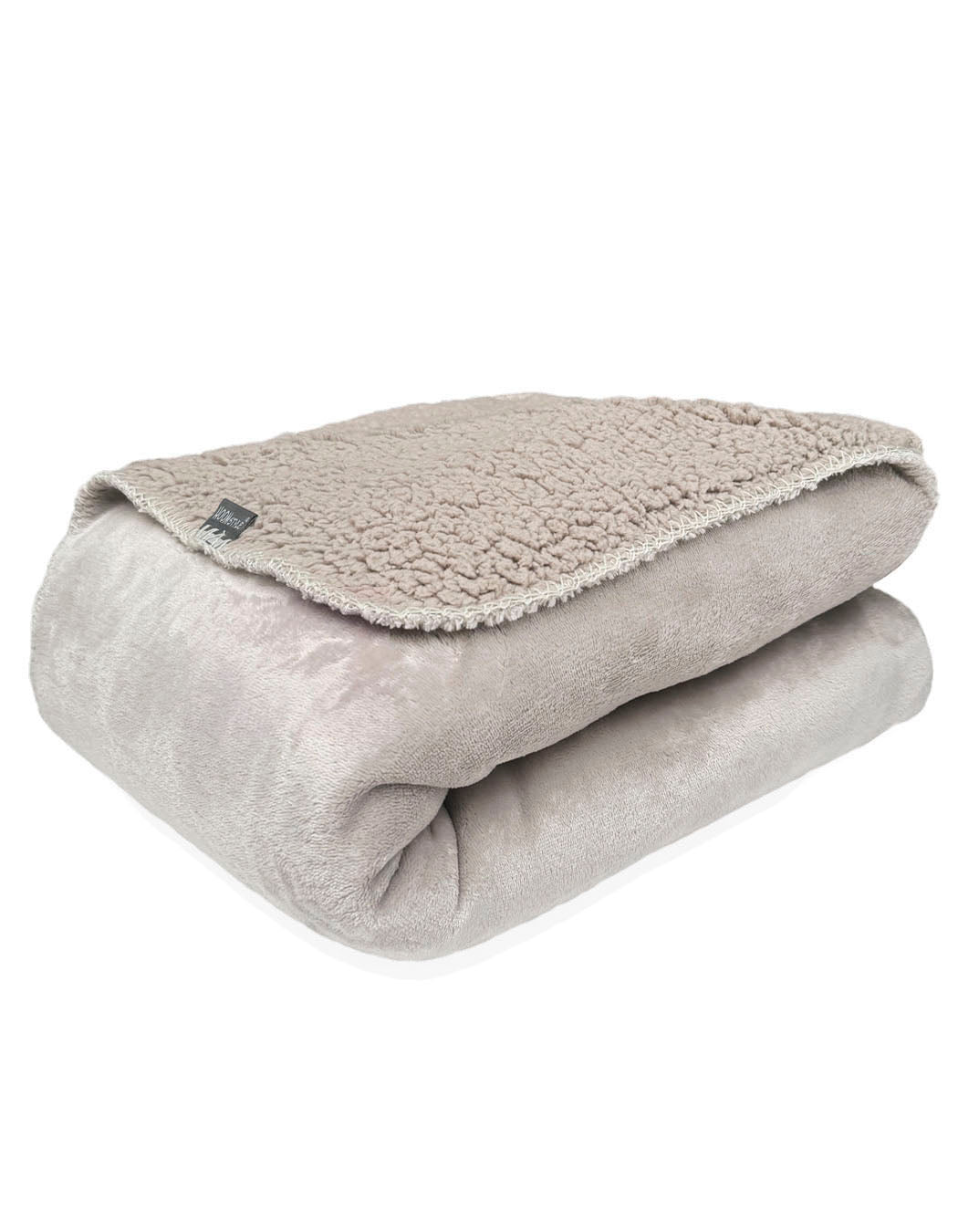 HOOMstyle Plaid Lotus - Fleece Deken - Teddy