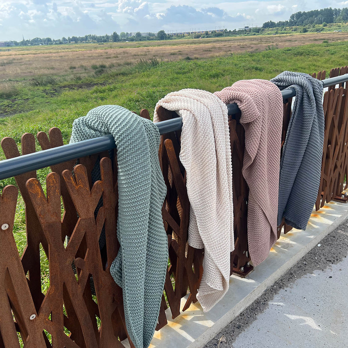 HOOMstyle Plaid Stockholm - Decke - Gebreid