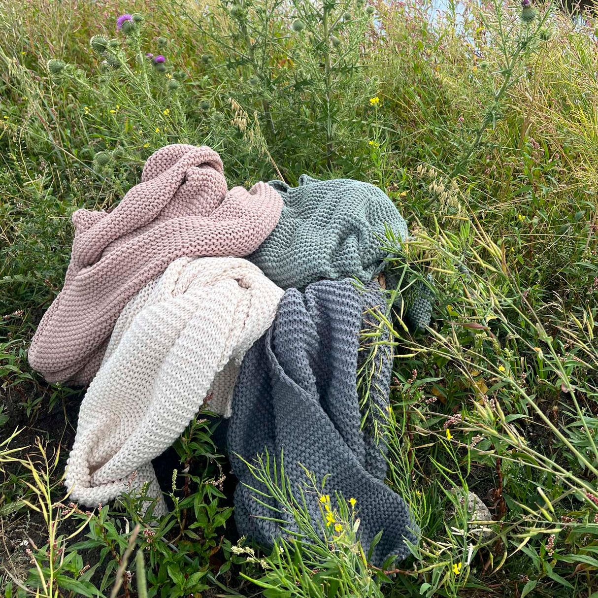 HOOMstyle Plaid Stockholm - Decke - Gebreid