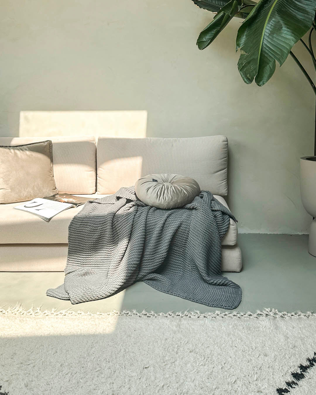 HOOMstyle Plaid Stockholm - Decke - Gebreid