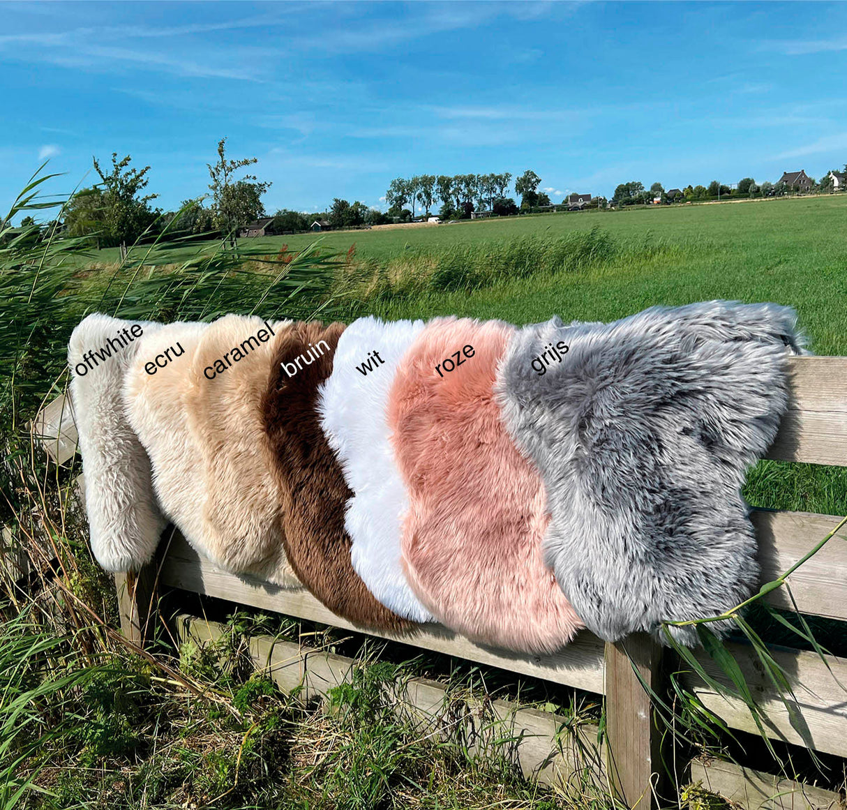 HOOMstyle Schapenvacht Oslo - Imitatie Dierenvel - Vloerkleed