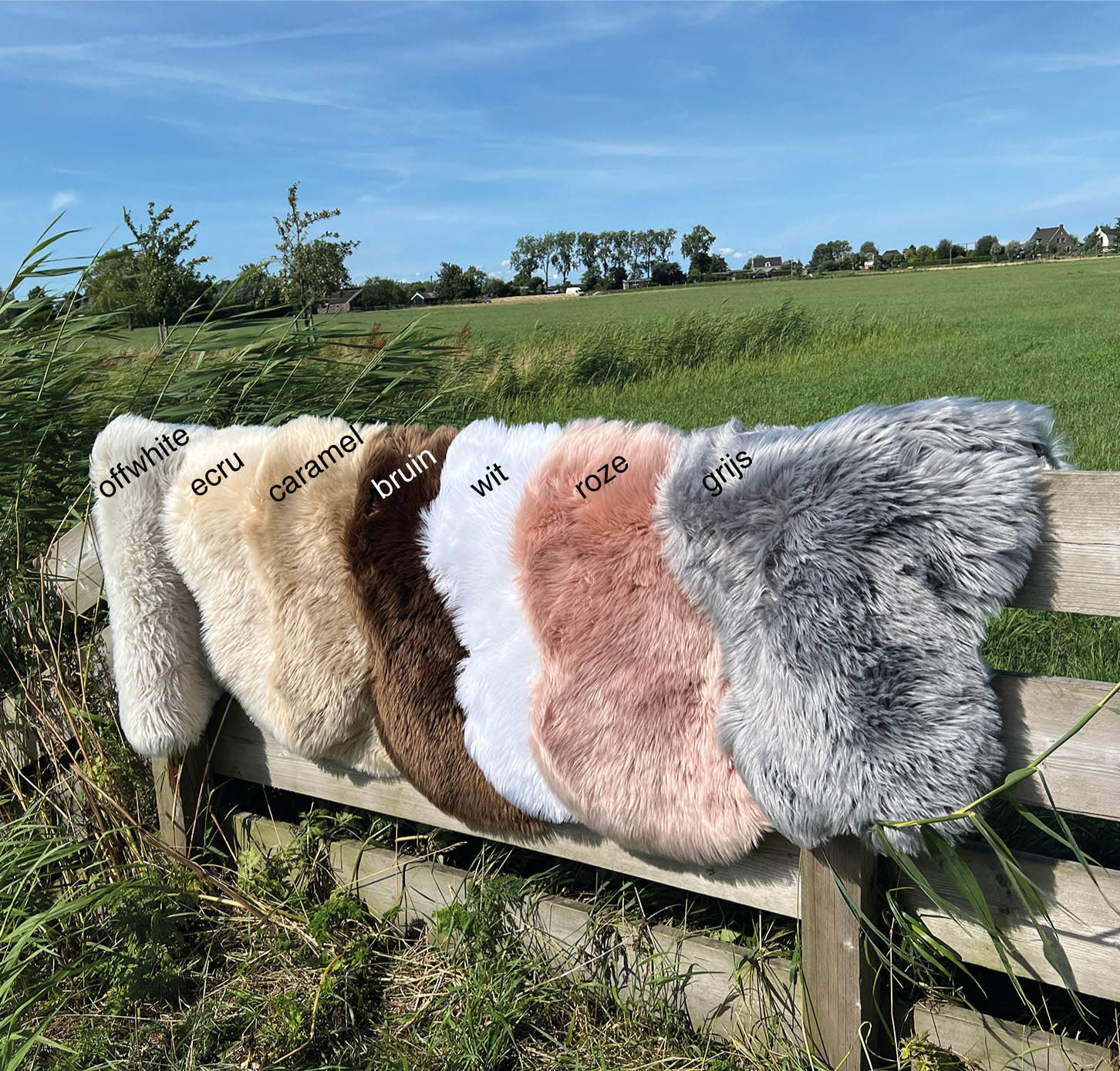 HOOMstyle Schapenvacht Oslo - Imitatie Dierenvel - Vloerkleed