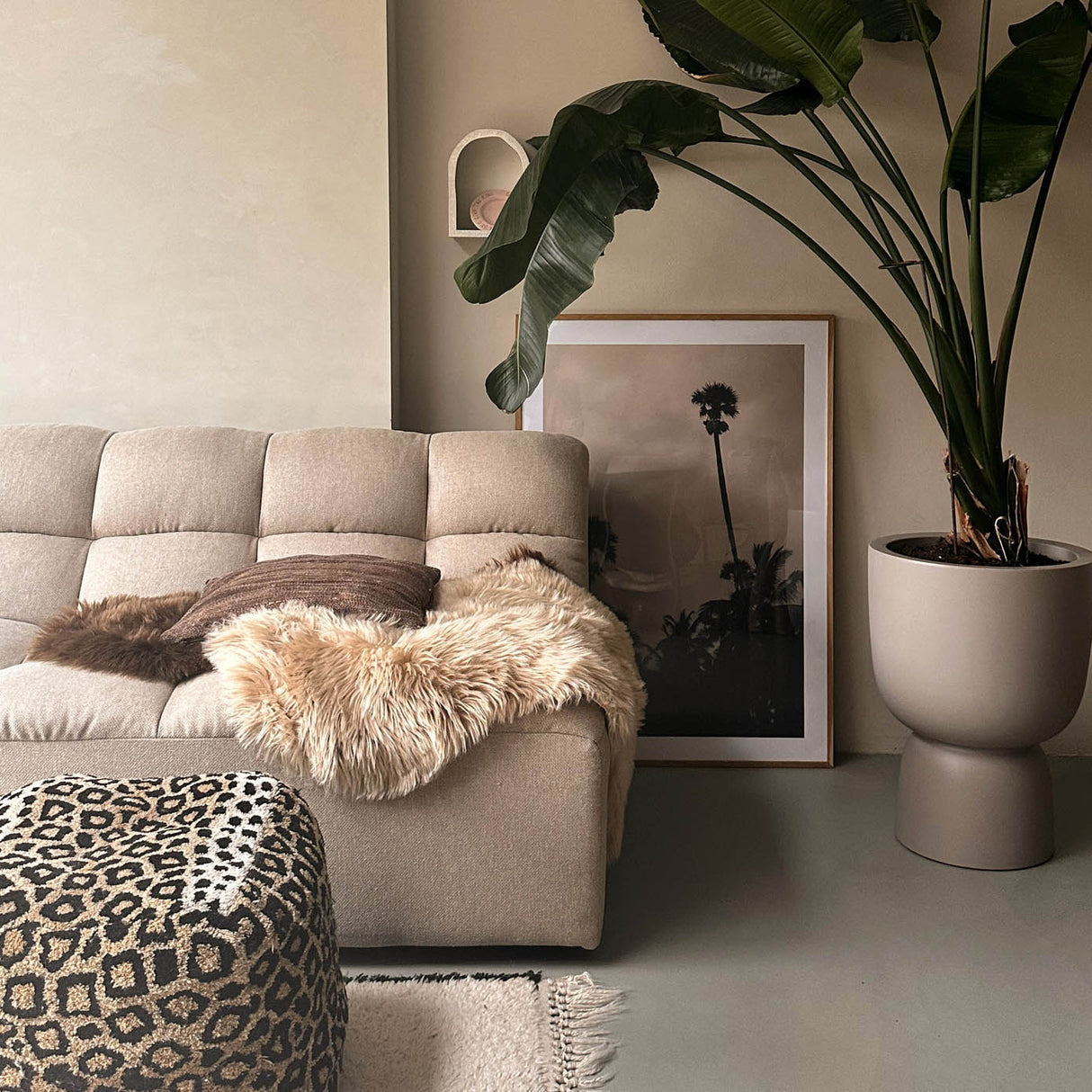 HOOMstyle Schapenvacht Oslo - Imitatie Dierenvel - Vloerkleed