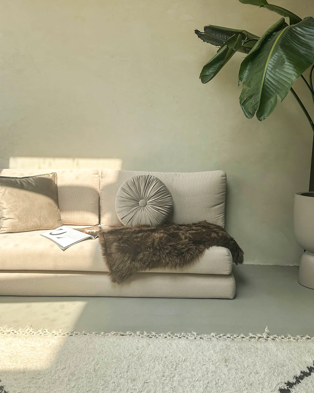 HOOMstyle Schapenvacht Oslo - Imitatie Dierenvel - Vloerkleed