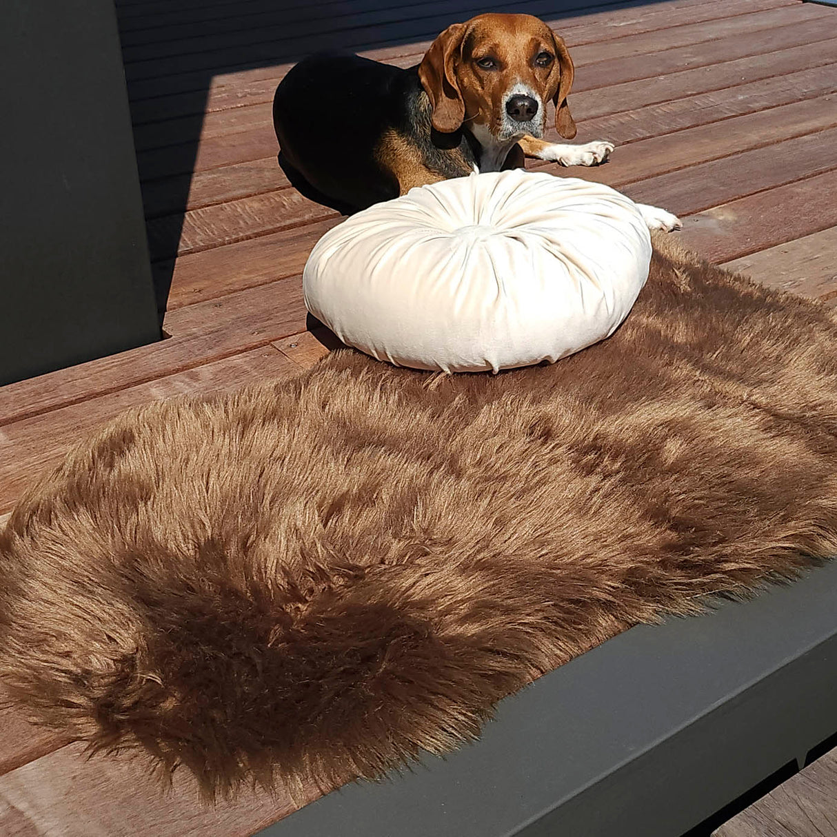 HOOMstyle Schapenvacht Oslo - Imitatie Dierenvel - Vloerkleed