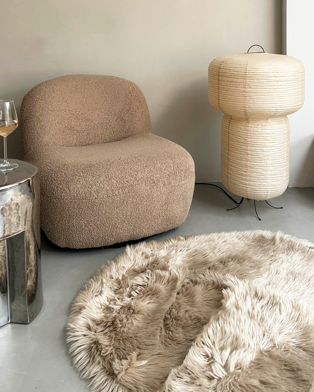 HOOMstyle Schapenvacht Reykjavik - Imitatie Dierenvel - Vloerkleed