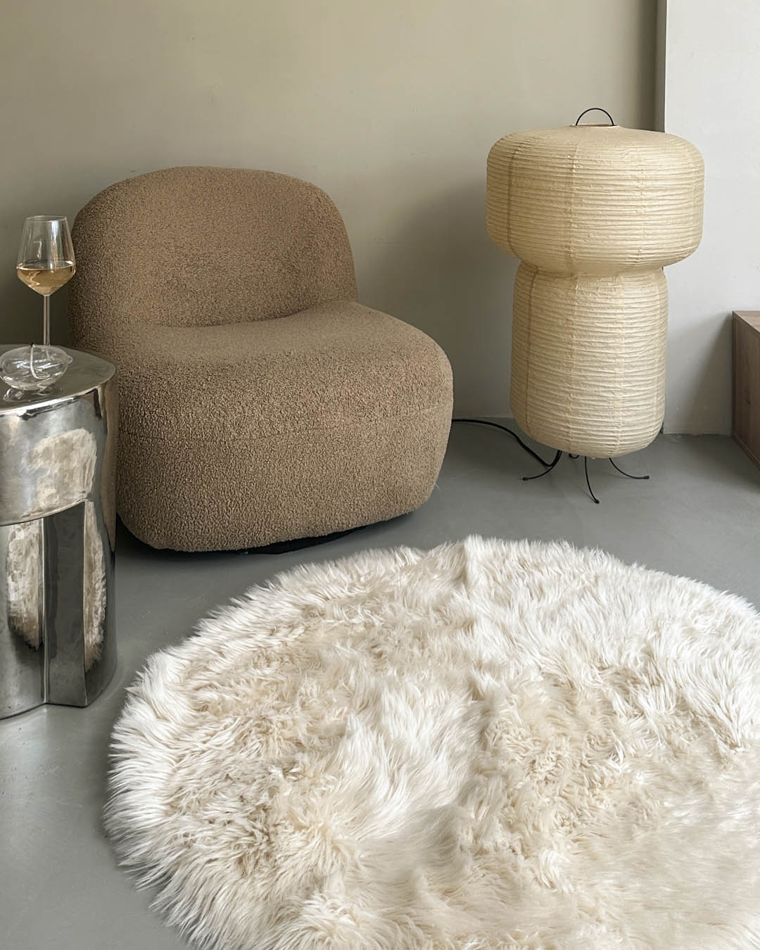 HOOMstyle Schapenvacht Reykjavik - Imitatie Dierenvel - Vloerkleed