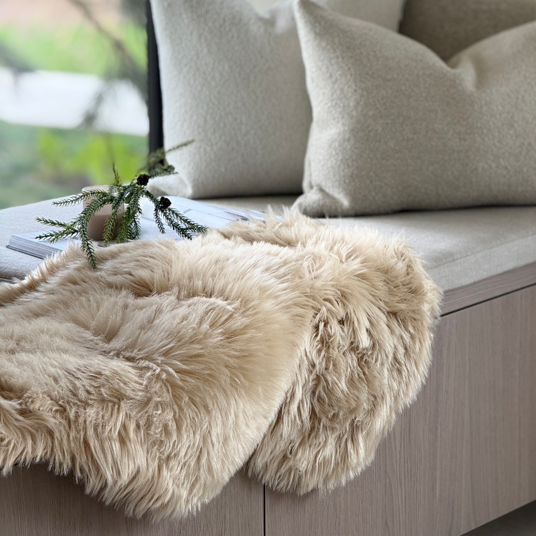 HOOMstyle Schapenvacht Oslo - Imitatie Dierenvel - Vloerkleed