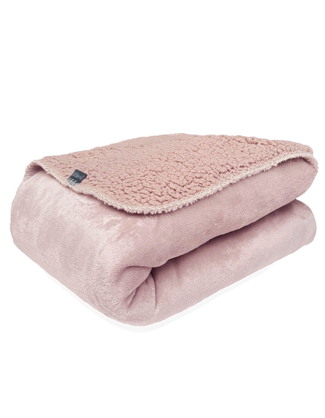 HOOMstyle Plaid Lotus - Fleece Deken - Teddy