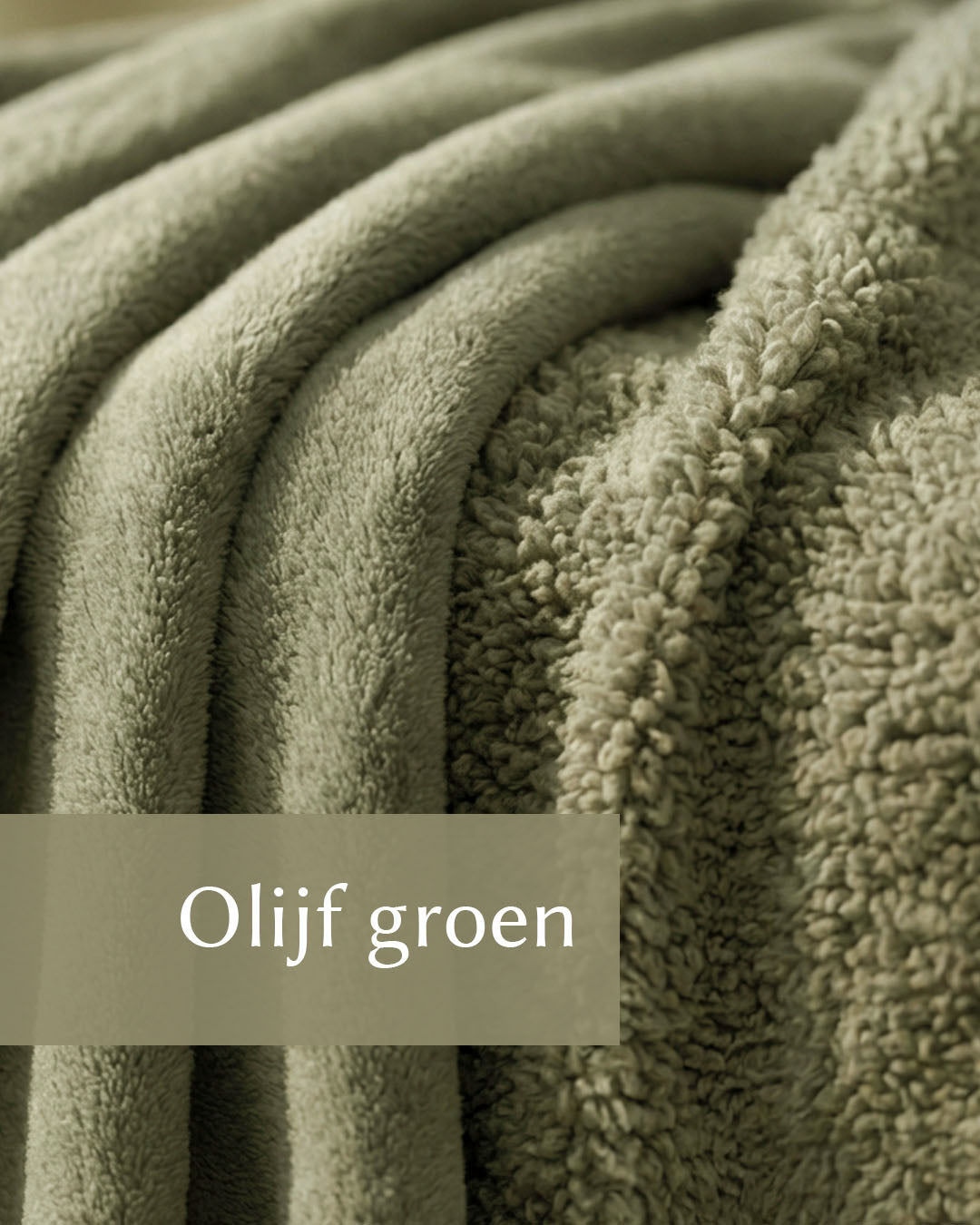 HOOMstyle Plaid Lotus - Fleece Deken - Teddy