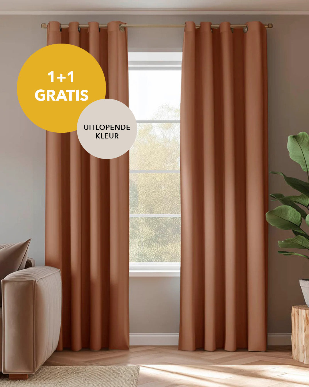 HOOMstyle Ready-Made Curtain - Dim-out - Eyelets