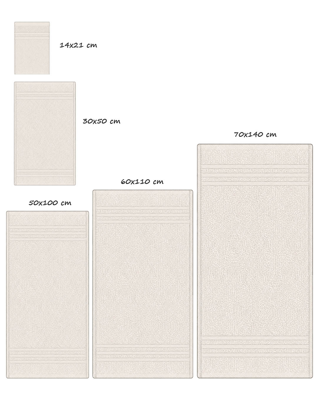 HOOMstyle handdoeken - Boutique - 100% katoen 650 gr/m2
