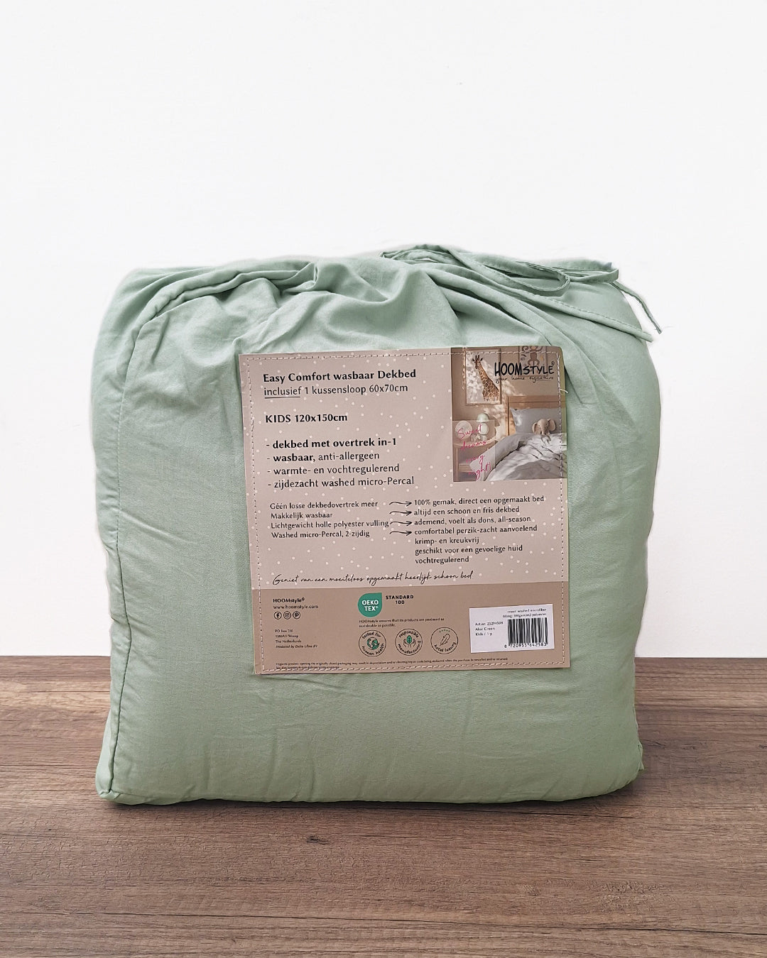 HOOMstyle Wasbaar Dekbed - Peuter 120x150cm - dekbed zonder overtrek + kussensloop
