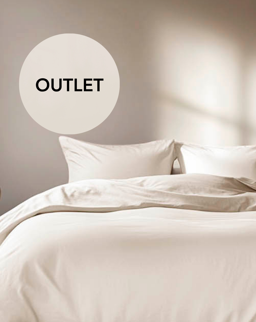 HOOMstyle OUTLET Micro-Percale dekbedovertrek 1-persoons