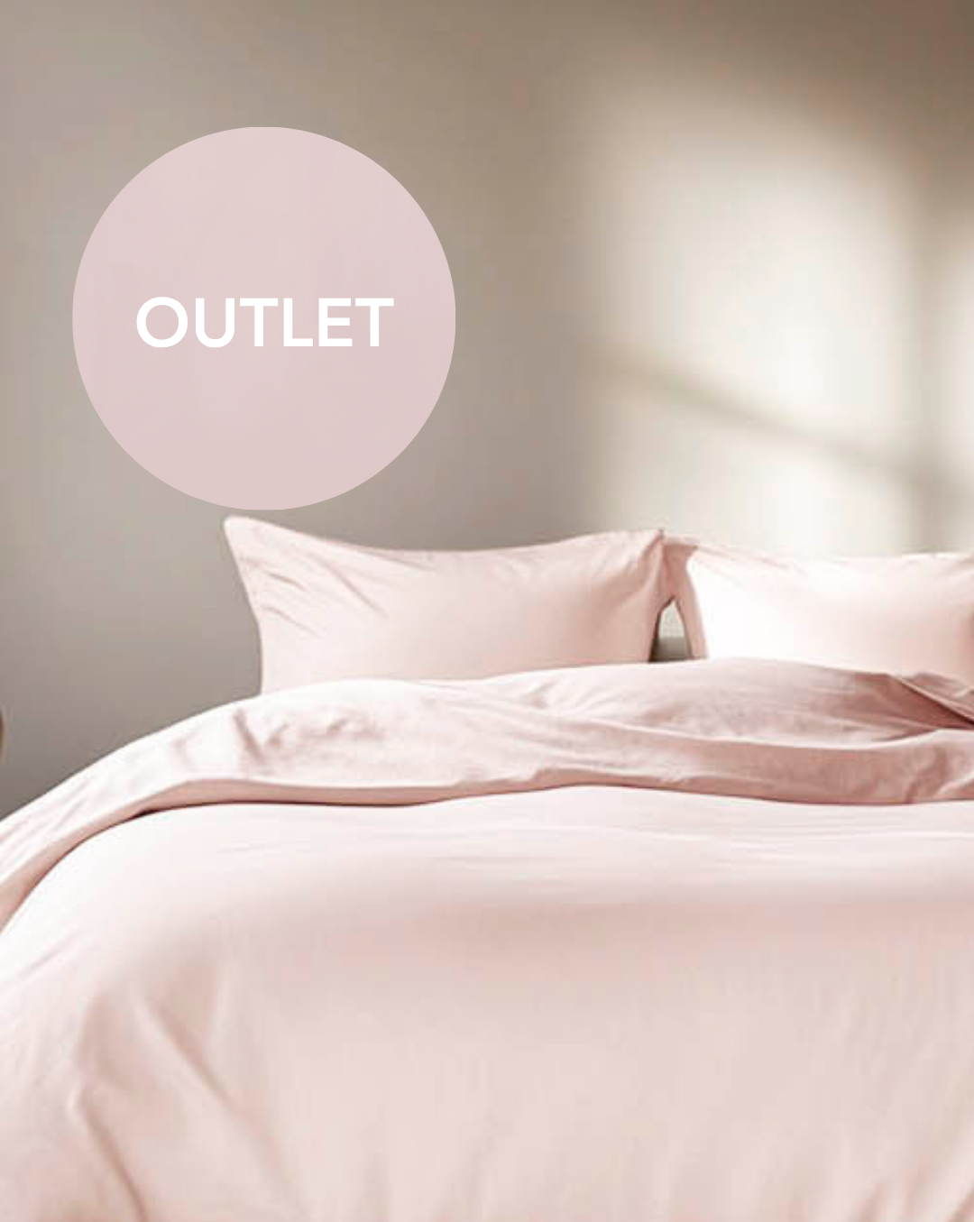 HOOMstyle OUTLET Micro-Percale dekbedovertrek 1-persoons