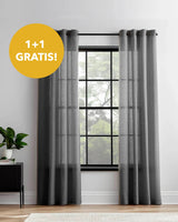 HOOMstyle Fertigvorhang - Ivy - Halbtransparent - Ösen